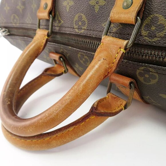 Authentic LOUIS VUITTON Keepall 45 Monogram Canvas Duffel Bag - Picture 9 of 13